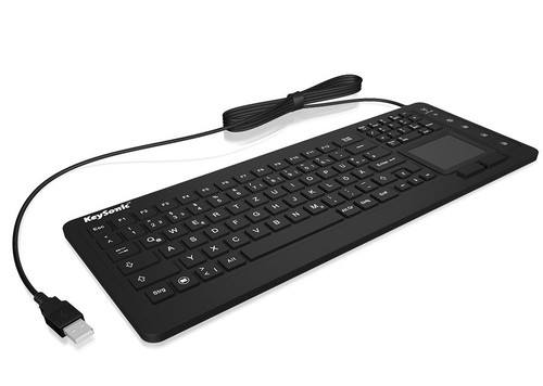 Keysonic Wired Keyboard KSK-6231INEL Touchpad, IP68, US layout