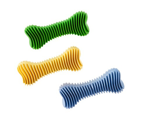 Dog Chew Toy Bone 12cm, 1pc, assorted colours