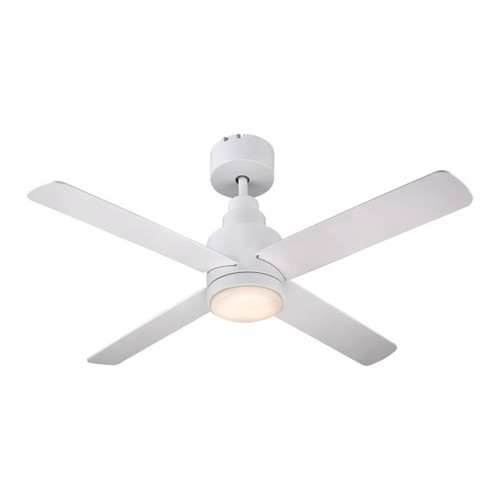 GoodHome Ceiling Fan Light Burbank 106 cm CCT DIM, white