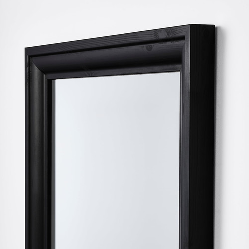 TOFTBYN Mirror, black, 75x165 cm