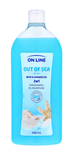 On Line 2in1 Bath & Shower Gel Out of Sea 980ml