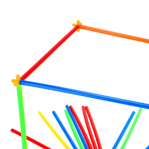 Construction Blocks Straws 3+