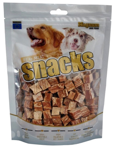 Magnum Dog Real Meat Snacks Chicken & Cod Cubes 250g