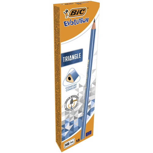 BIC Triangular Pencil HB Evolution 12pcs