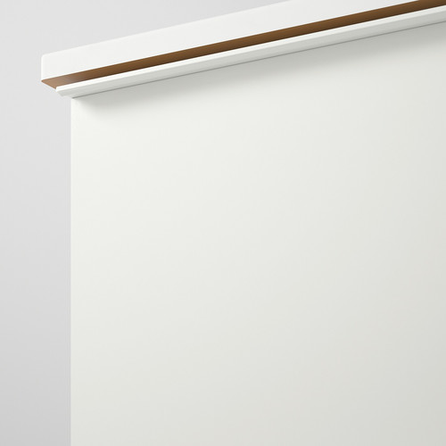 GODMORGON / TOLKEN Wash-stand with 2 drawers, high-gloss white/marble effect, 82x49x60 cm