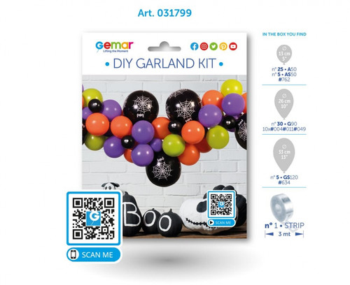 Halloween DIY Garland Kit Balloons