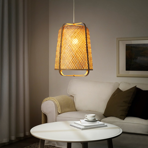 KNIXHULT Pendant lamp, bamboo