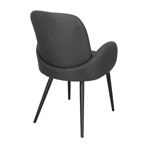 Upholstered Chair Labby, dark grey