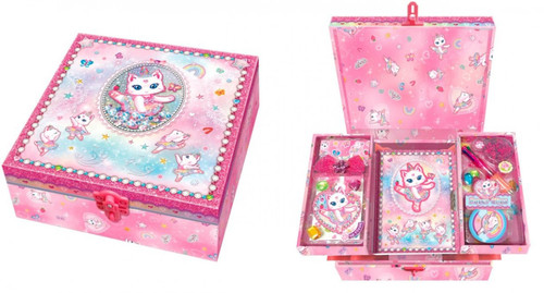 Pecoware Box with Diary Ballerina Cat 6+