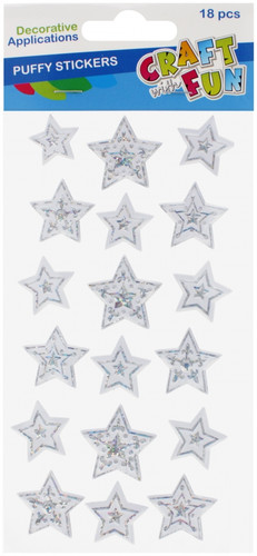 Craft Christmas Self-Adhesive Decoration Set Stars 18pcs