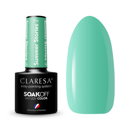 CLARESA UV/LED Color Gel Polish Summer Stories 2 5g