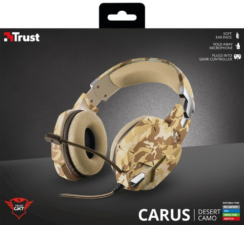 Trust GXT 322D Carus Gaming Headset, desert camo