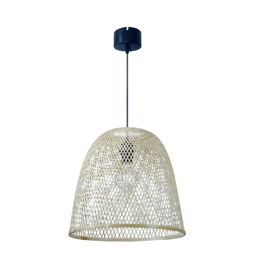 GoodHome Pendant Lamp Calume 1 x 60W E27 38cm, bamboo