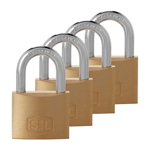 Smith & Locke Padlock 38 mm, 4-pack