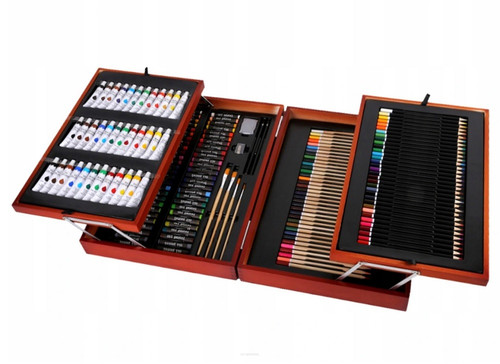 Beniamin Creative Artistic Set in Wooden Case 168pcs