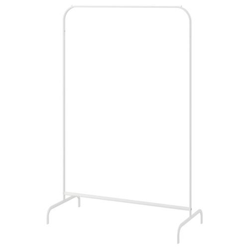 MULIG Clothes rack, white, 99x46 cm