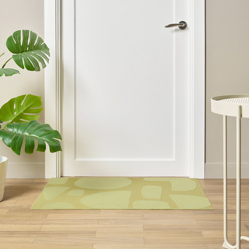 SPÅRVAGN Door mat, green, 60x90 cm