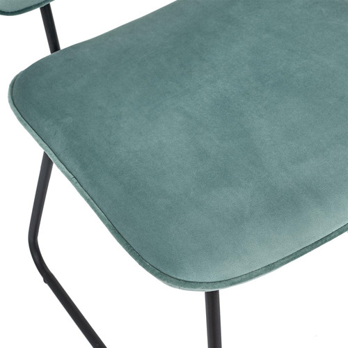 Upholstered Chair Adele VIC, grey-green