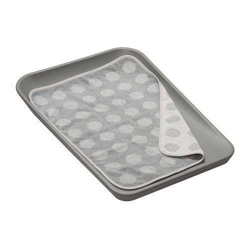 LEANDER Topper for changing mat, grey