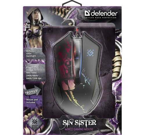 Defender 3D Wired Gaming Mouse SIN'SISTER GM-933