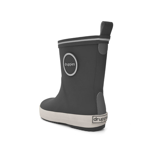 Druppies Rainboots Wellies for Kids Fashion Boot Size 22, dark grey