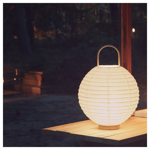 BASTUA LED lantern, battery-operated white