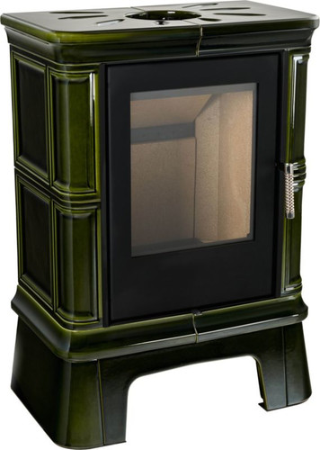 NORDflam Fireplace Stove Frovi 5 kW, green