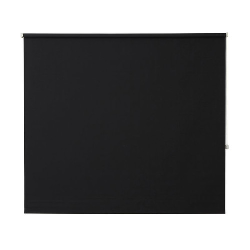 Plain Blackout Roller Blind Colours Boreas 160x180cm, black