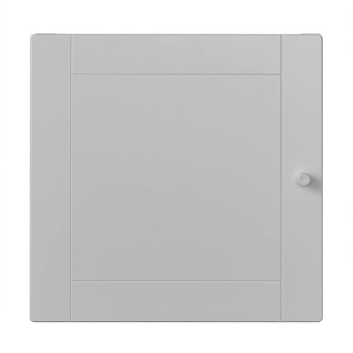 KALLAX Insert with door, grey, 33x33 cm