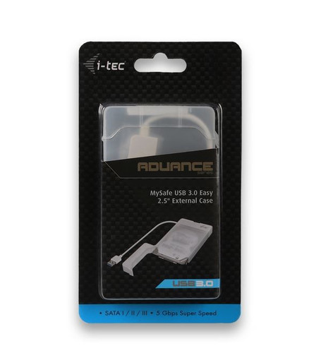 i-tec External Enclosure for 2.5" HDD/SSD MySafe USB 3.0