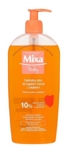 Mixa Baby Bath Oil 400ml