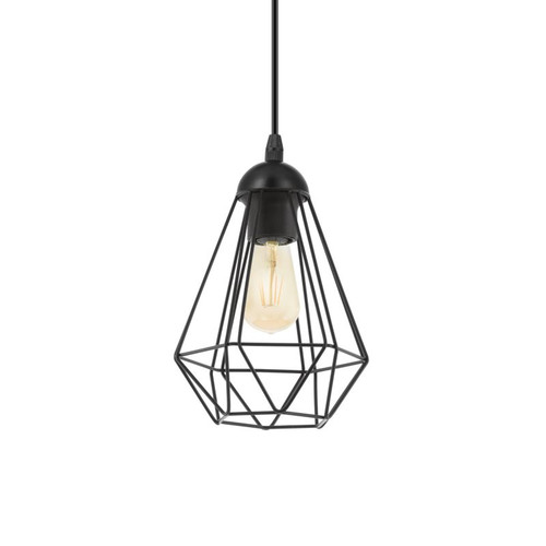 GoodHome Pendant Lamp Smertrio E27 17.5cm, black