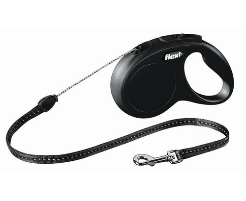 Flexi New Classic Cord Leash S 5m, black