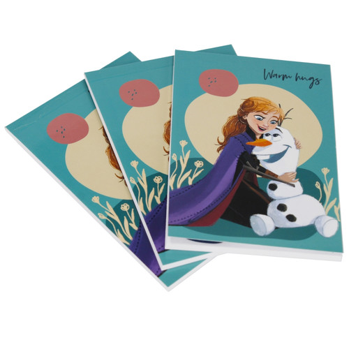 Notepad A7 30 Pages Frozen 16pcs, assorted