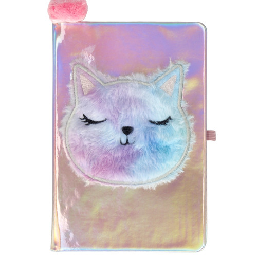 Notebook Diary A5 Holo/Plush Cat