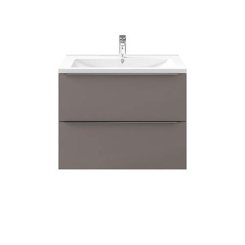 Wall-mounted Basin Cabinet GoodHome Imandra 80cm, grey