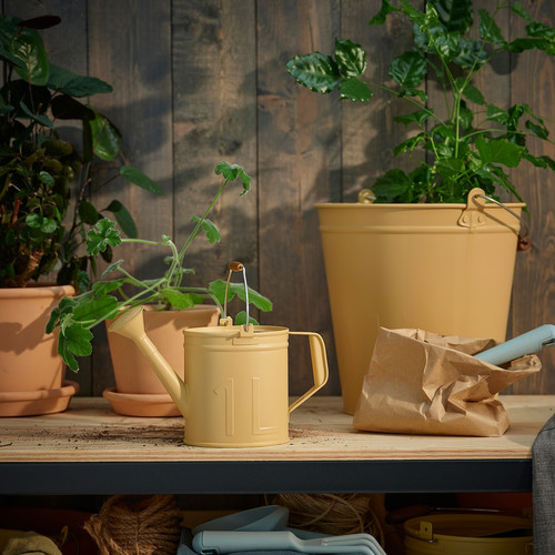 ÅKERBÄR Watering can, in/outdoor yellow, 1 l