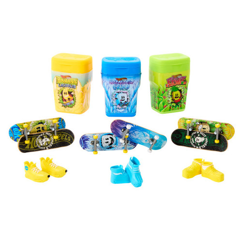 Hot Wheels Skate Flavor Container With 2 Exclusive Fingerboards HTP10 1pc, assorted, 5+