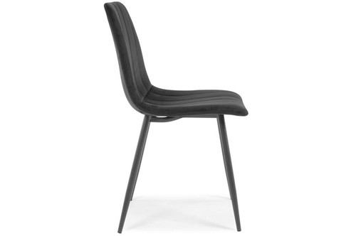 Upholstered Dining Chair SOFIA, black