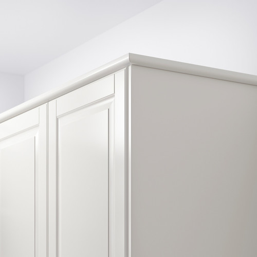 FÖRBÄTTRA Rounded deco strip/moulding, off-white, 221 cm