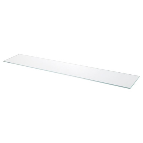 GoodHome Glass Shelf Imandra 75.8 x 11 cm