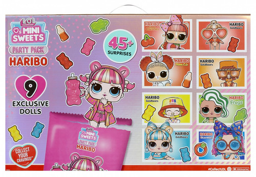 LOL Surprise 9 Eclusive Dolls Loves Mini Sweets X HARIBO Party Pack 3+