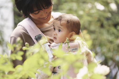 BABYBJORN Baby Carrier Harmony, Woven, Light pink mélange