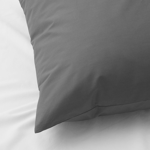 ULLVIDE Pillowcase, grey, 70x80 cm