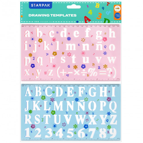 Starpak Drawing Templates Letters & Digits