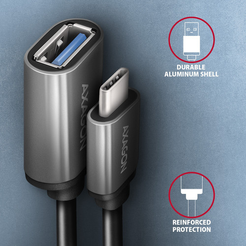 AXAGON Adapter Cable USB-C - USB-A 2m