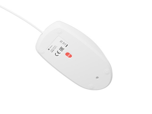 Natec Optical Wired Mouse Ruff 2 1000 DPI, white