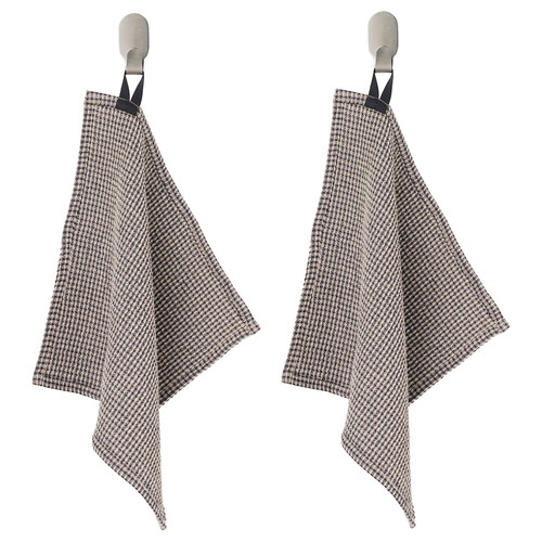 MARIATHERES Dish-cloth, grey/beige, 30x30 cm, 2 pack