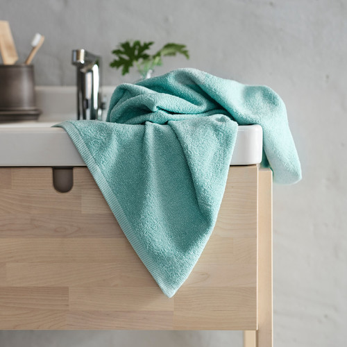 DIMFORSEN Bath towel, turquoise, 70x140 cm