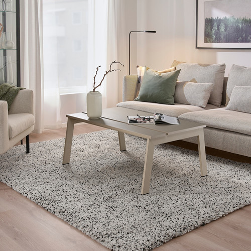 LJUNGSBRO Table, adjustable beige, 104x70 cm